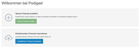 Podcast erstellen Podigee